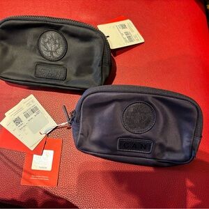 2x Lululemon Athletica Black and Navy Belt Bags